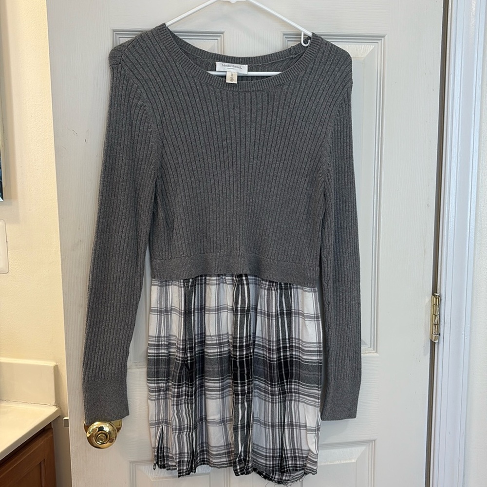 Maternity Long Sleeve Shirt - Motherhood Maternity - Size L